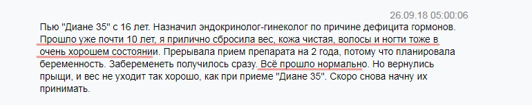 Положительный отзыв о препарате