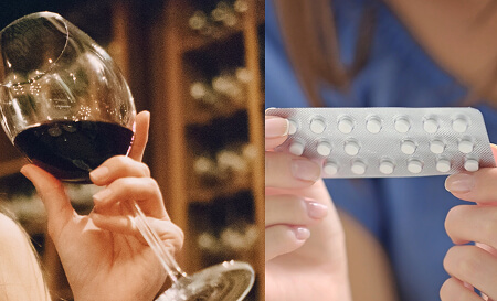 Алкоголь при приеме контрацептивов
