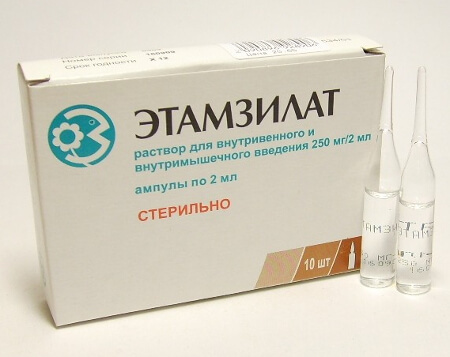 Этамзилат при кровотечении