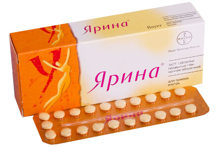 Противозачаточные таблетки Ярина
