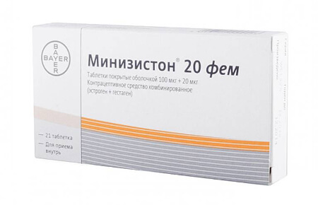 Противозачаточные таблетки Минизистон